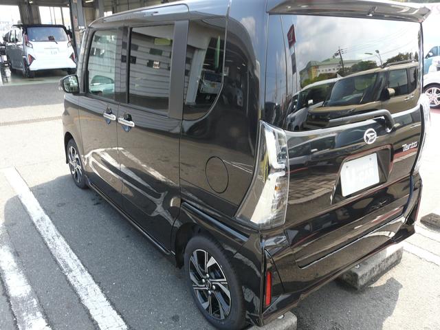 タントカスタムXアルミホイール セキュリティアラーム スモークガラス 両側パワースライドドア キーフリーシステム 走行距離13km(福岡県)の中古車