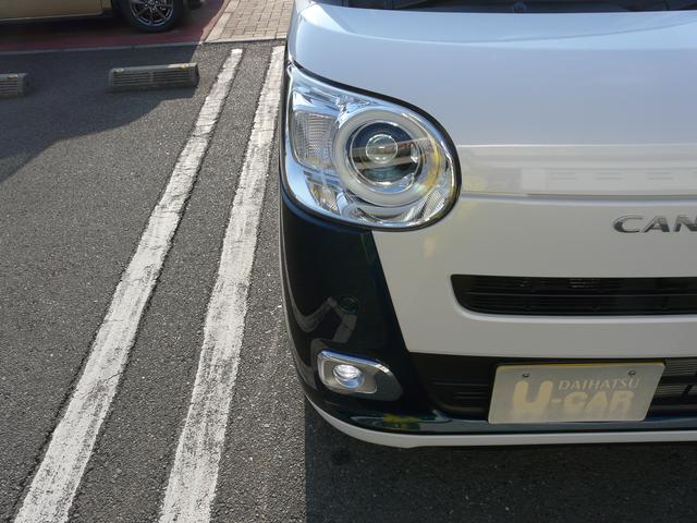 ムーヴキャンバスストライプスＧターボスモークガラス　セキュリティアラーム　キーフリーシステム　走行距離３０ｋｍ（福岡県）の中古車