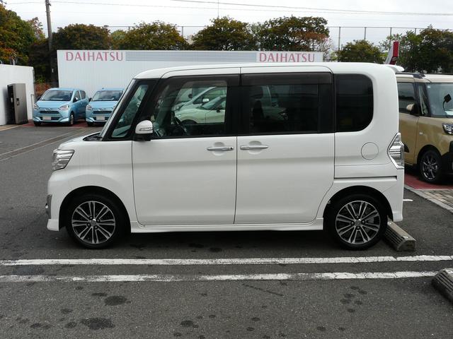 タントカスタムＲＳ　トップエディションＳＡアルミホイール　セキュリティアラーム　スモークガラス　走行距離１２４．２７９ｋｍ（福岡県）の中古車