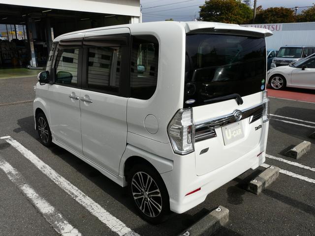 タントカスタムＲＳ　トップエディションＳＡアルミホイール　セキュリティアラーム　スモークガラス　走行距離１２４．２７９ｋｍ（福岡県）の中古車