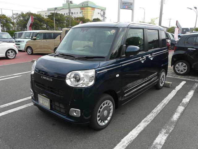 ムーヴキャンバスセオリーＧセキュリティアラーム　キーフリーシステム　スモークガラス　走行距離７１０ｋｍ（福岡県）の中古車