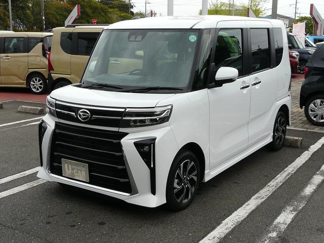 タントカスタムＸセキュリティアラーム　キーフリーシステム　スモークガラス　走行距離１８．４４３ｋｍ（福岡県）の中古車