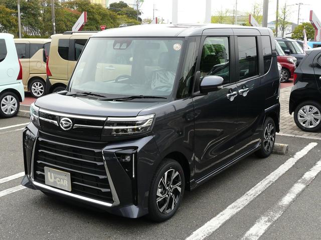 タントカスタムＸリミテッドアルミホイール　キーフリーシステム　セキュリティアラーム　スモークガラス　走行距離３８ｋｍ（福岡県）の中古車