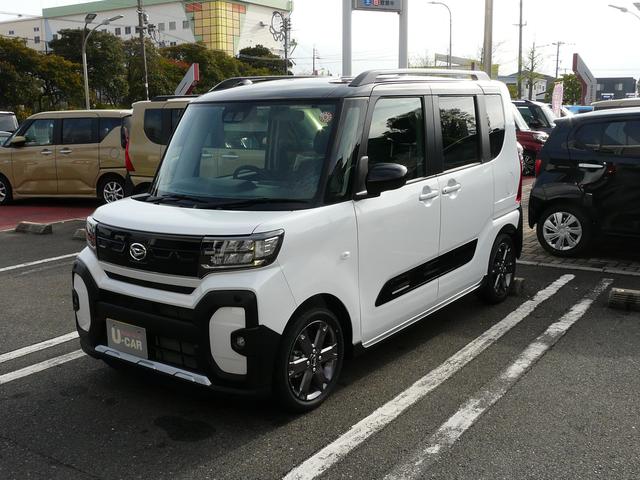 タントファンクロスターボターボ車　アルミホイール　セキュリティアラーム　スモークガラス　キーフリーシステム　走行距離１９ｋｍ（福岡県）の中古車