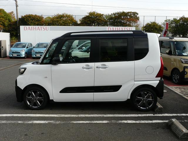 タントファンクロスターボターボ車　アルミホイール　セキュリティアラーム　スモークガラス　キーフリーシステム　走行距離１９ｋｍ（福岡県）の中古車