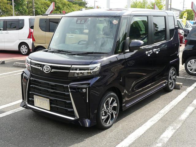 タントカスタムＸリミテッドキーフリーシステム　セキュリティアラーム　スモークガラス　走行距離５ｋｍ（福岡県）の中古車