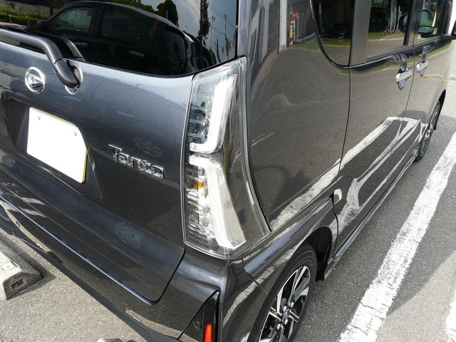 タントカスタムＸリミテッドアルミホイール　セキュリティアラーム　スモークガラス　キーフリーシステム　走行距離４ｋｍ（福岡県）の中古車