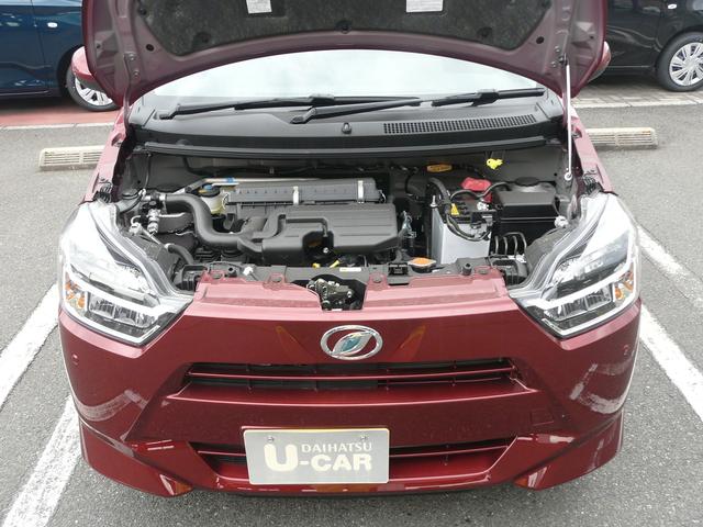 ミライースＧ　ＳＡIIIアルミホイール　セキュリティアラーム　スモークガラス　キーフリーシステム　走行距離２１ｋｍ（福岡県）の中古車