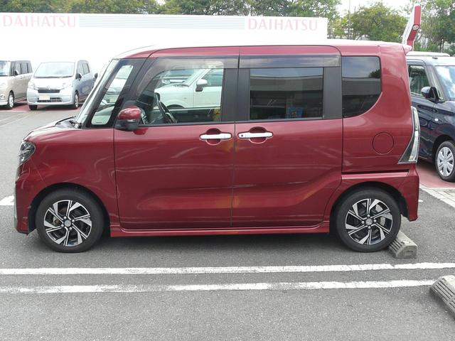 タントカスタムXアルミホイール セキュリティアラーム スモークガラス キーフリーシステム 走行距離77.704km(福岡県)の中古車