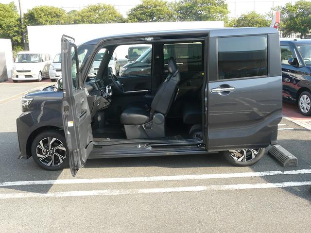 タントカスタムＸアルミホイール　キーフリーシステム　セキュリティアラーム　スモークガラス　走行距離１．４８９ｋｍ（福岡県）の中古車