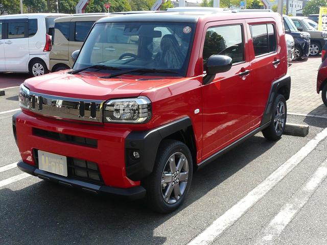 タフトＧ　ダーククロムベンチャーキーフリーシステム　スモークガラス　セキュリティアラーム　走行距離２ｋｍ（福岡県）の中古車