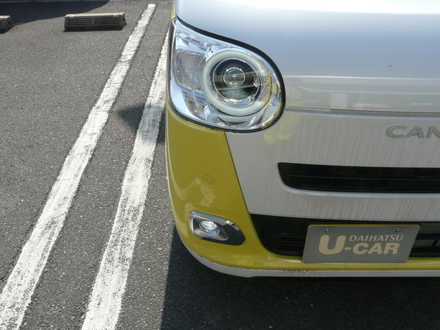 ムーヴキャンバスストライプスＧセキュリティアラーム　スモークガラス　キーフリーシステム　走行距離３ｋｍ（福岡県）の中古車