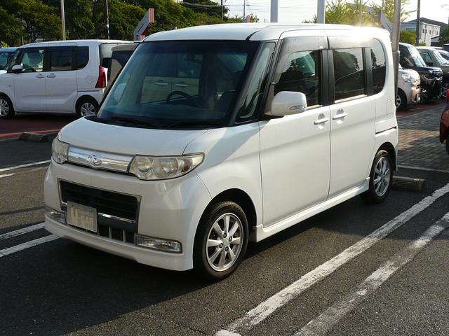 タントカスタムＸリミテッドスモークガラス　セキュリティアラーム　走行距離１４７．７３５ｋｍ（福岡県）の中古車