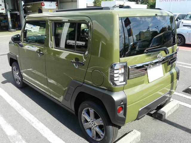 タフトG ダーククロムベンチャーアルミホイール セキュリティアラーム スモークガラス 走行距離10km(福岡県)の中古車