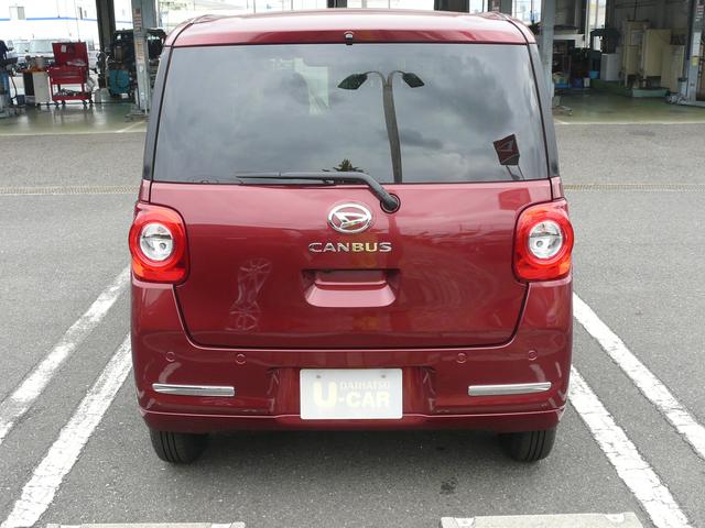 ムーヴキャンバスセオリーGキーフリーシステム セキュリティアラーム スモークガラス 走行距離40km(福岡県)の中古車