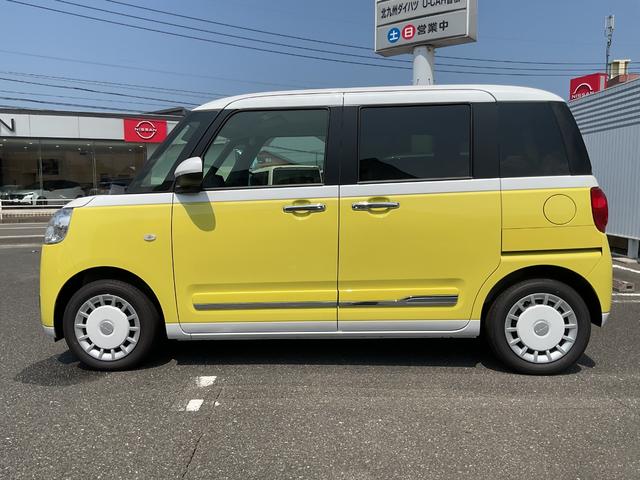 ムーヴキャンバスストライプスＧキーフリー、両側パワースライドドア、２トーンカラー（福岡県）の中古車