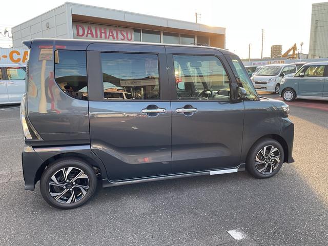 タントカスタムX両側電動スライドドア・衝突回避支援ブレーキ・LEDヘッドライト・オートライト・キーフリー・電動格納ミラー(福岡県)の中古車