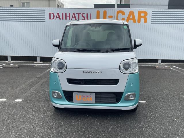 ムーヴキャンバスストライプスＧキーフリー・両側パワースライド・衝突回避支援機能（福岡県）の中古車