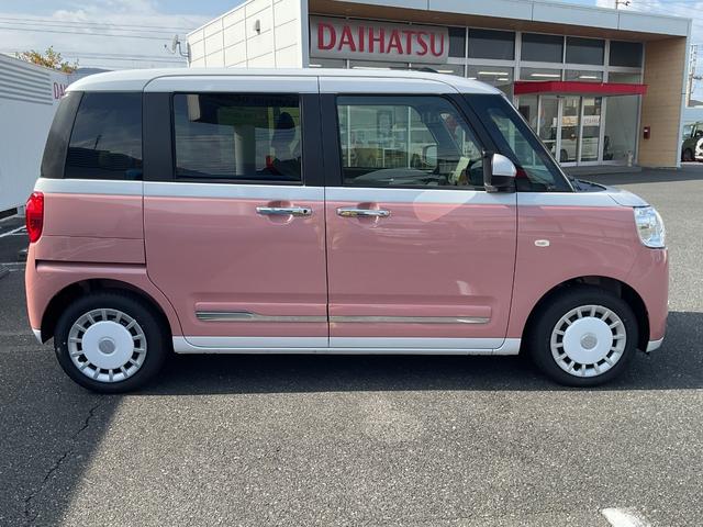 ムーヴキャンバスストライプスGターボ衝突回避支援ブレーキ・両側電動スライドドア・LEDヘッドライト(福岡県)の中古車