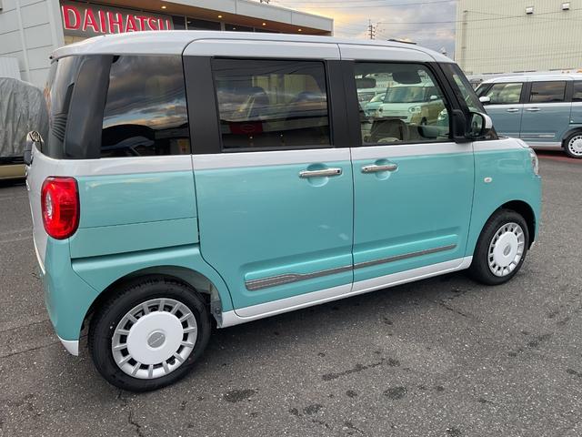 ムーヴキャンバスストライプスG衝突回避支援機能 電動パーキングブレーキ キーフリー 両側パワースライドドア(福岡県)の中古車