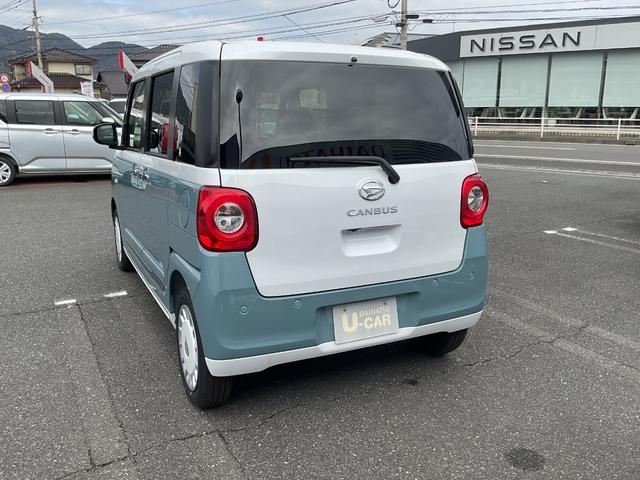 ムーヴキャンバスストライプスＧ衝突回避支援機能　電動パーキングブレーキ　両側パワースライドドア（福岡県）の中古車