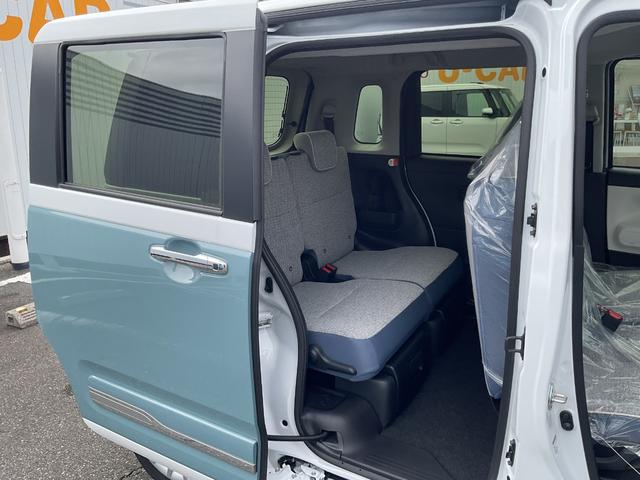 ムーヴキャンバスストライプスＧ衝突回避支援機能　電動パーキングブレーキ　両側パワースライドドア（福岡県）の中古車