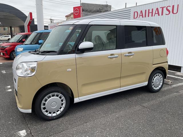 ムーヴキャンバスストライプスＸ衝突回避支援機能　電動パーキングブレーキ　両側パワースライドドア（福岡県）の中古車