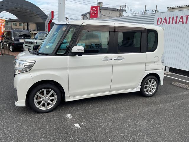 タント 中古車 カスタムＸ　ＳＡＩＩ衝突回避支援機能　キーフリー
