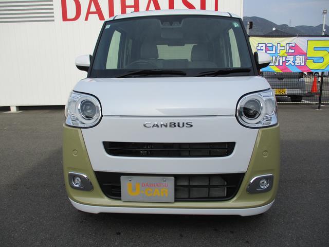 ムーヴキャンバスストライプスGR6年式・プッシュボタンスタート・両側パワースライドドア(福岡県)の中古車