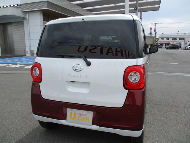 ムーヴキャンバスストライプスＧ両側パワースライドドア　電動パーキングブレーキ　１ｋｍ（福岡県）の中古車