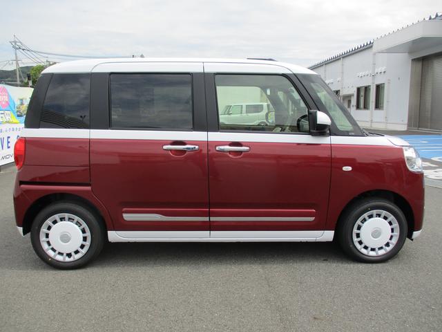 ムーヴキャンバスストライプスＧ両側パワースライドドア　電動パーキングブレーキ　１ｋｍ（福岡県）の中古車
