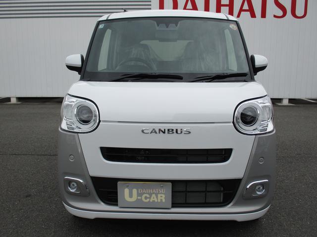 ムーヴキャンバスストライプスＧＲ７年式　届け出済み未使用車　キーフリー　１ｋｍ（福岡県）の中古車