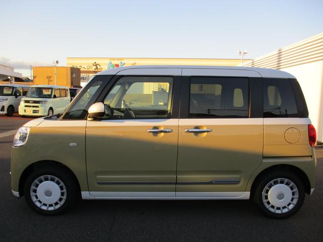 ムーヴキャンバスストライプスＧＲ７年式　届出済み未使用車　キーフリー　６ｋｍ（福岡県）の中古車