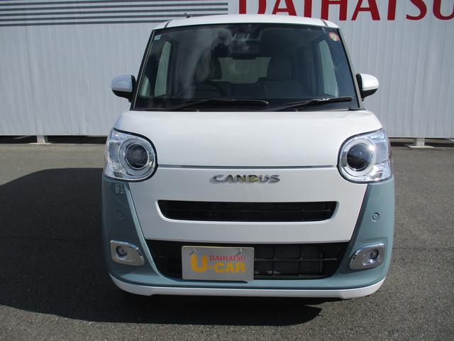 ムーヴキャンバスストライプスＧＲ７年式　届出済み未使用車　両側パワースライドドア　９ｋｍ（福岡県）の中古車