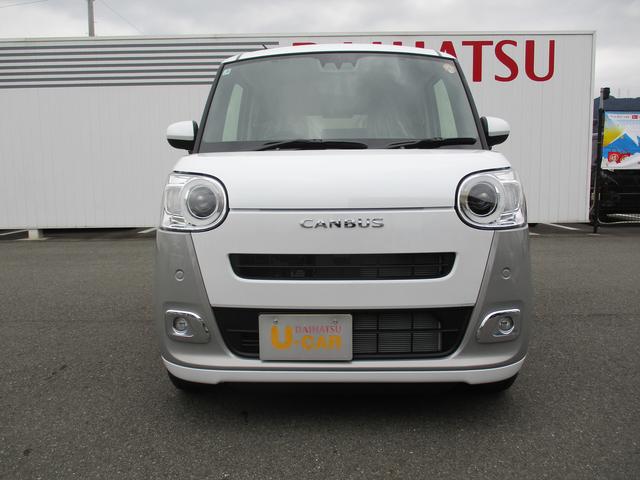 ムーヴキャンバスストライプスＧＲ７年式　届出済み未使用車　両側パワースライドドア　２ｋｍ（福岡県）の中古車