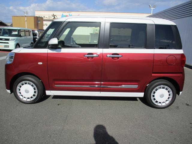 ムーヴキャンバスストライプスGR7年式 届出済み未使用車 両側パワースライドドア 2km(福岡県)の中古車