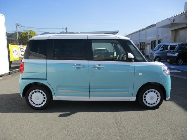 ムーヴキャンバスストライプスＧＲ７年式　ディスプレイオーディオ　バックモニター　１９７ｋｍ（福岡県）の中古車