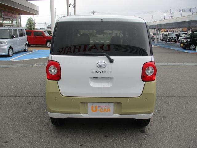 ムーヴキャンバスストライプスＧターボ社有車ＵＰ　両側電動スライドドア　ディスプレイオーディオ付き　１５６７ｋｍ（福岡県）の中古車