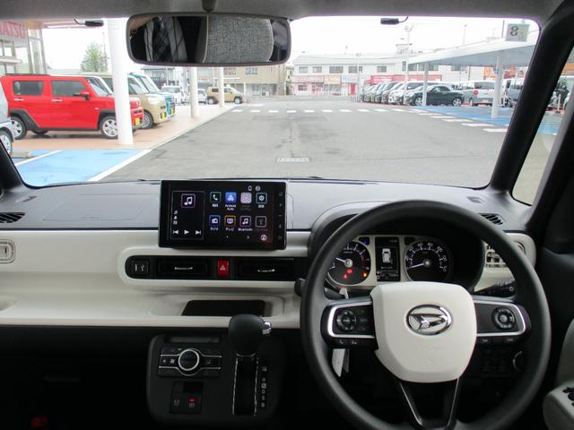 ムーヴキャンバスストライプスＧターボ社有車ＵＰ　両側電動スライドドア　ディスプレイオーディオ付き　１５６７ｋｍ（福岡県）の中古車