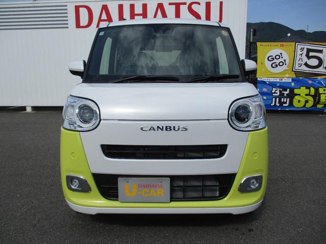 ムーヴキャンバスストライプスＧ両側電動スライドドア　キーフリー　ＬＥＤヘッドライト　２ｋｍ（福岡県）の中古車