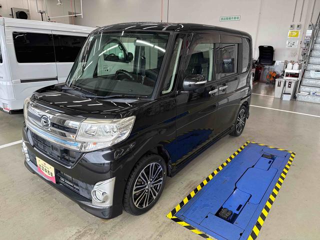 タントカスタムＲＳ　スマートセレクションＳＡインパネシフト　ターボ車　カーナビ　キーフリーシステム　アルミホイール付　ＡＢＳ　誤発進抑制　両側スライドドア（鹿児島県）の中古車