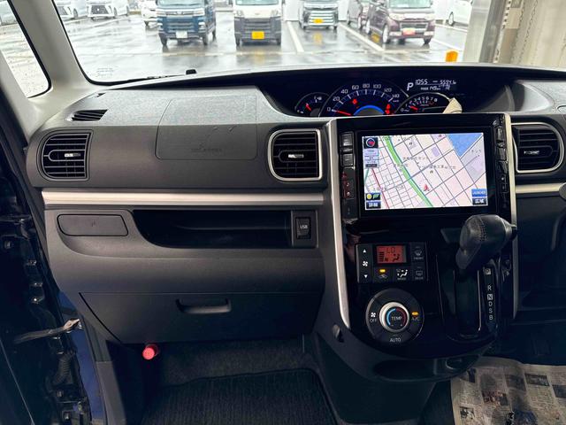 タントカスタムＲＳ　スマートセレクションＳＡインパネシフト　ターボ車　カーナビ　キーフリーシステム　アルミホイール付　ＡＢＳ　誤発進抑制　両側スライドドア（鹿児島県）の中古車