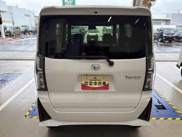 タントカスタムＸキーレススタート　スマートキープッシュスタート　電動パーキングブレーキ　衝突被害軽減装置　車線逸脱警報　両側スライドドア　ＡＢＳ付　アルミホイール（鹿児島県）の中古車