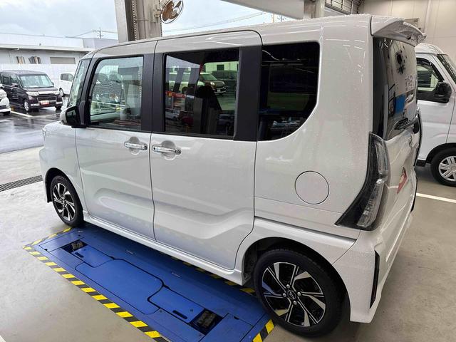 タントカスタムＸキーレススタート　スマートキープッシュスタート　電動パーキングブレーキ　衝突被害軽減装置　車線逸脱警報　両側スライドドア　ＡＢＳ付　アルミホイール（鹿児島県）の中古車