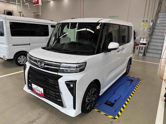 タントカスタムＸキーレススタート　スマートキープッシュスタート　電動パーキングブレーキ　衝突被害軽減装置　車線逸脱警報　両側スライドドア　ＡＢＳ付　アルミホイール（鹿児島県）の中古車
