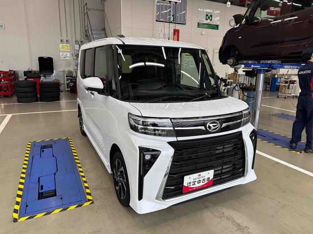 タントカスタムＸキーレススタート　スマートキープッシュスタート　電動パーキングブレーキ　衝突被害軽減装置　車線逸脱警報　両側スライドドア　ＡＢＳ付　アルミホイール（鹿児島県）の中古車