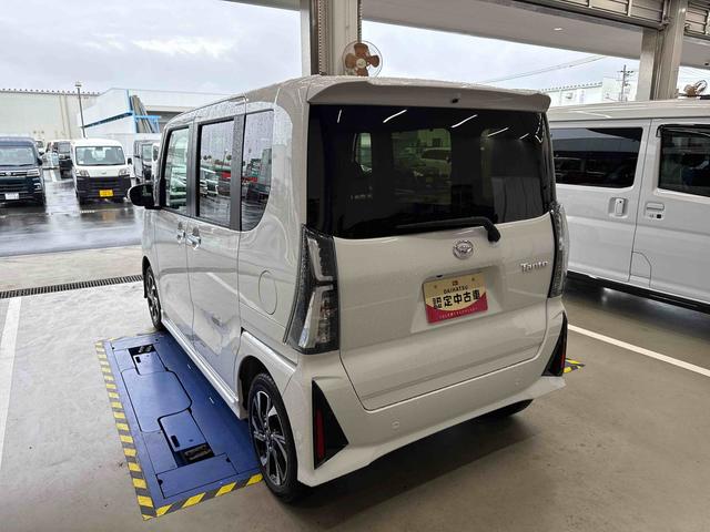 タントカスタムＸキーレススタート　スマートキープッシュスタート　電動パーキングブレーキ　衝突被害軽減装置　車線逸脱警報　両側スライドドア　ＡＢＳ付　アルミホイール（鹿児島県）の中古車