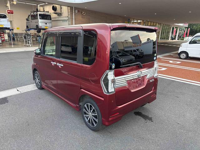 タントカスタムＸ　トップエディションＳＡIIインパネシフト　プッシュスタートスイッチ　電子カードキー　カーナビ　衝突軽減システム　車線逸脱警報装置　両側スライドドア　運転席助手席エアバック　アルミホイール（鹿児島県）の中古車