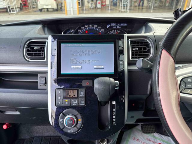 タントカスタムＸ　トップエディションＳＡIIインパネシフト　プッシュスタートスイッチ　電子カードキー　カーナビ　衝突軽減システム　車線逸脱警報装置　両側スライドドア　運転席助手席エアバック　アルミホイール（鹿児島県）の中古車