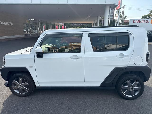タフトＧターボターボ車　インパネシフト　プッシュスタートスイッチ　電子カードキー　　カーナビ　シートヒーター　　アルミ　オートマチックハイビーム　ガラスルーフ　レーンアシスト　ＡＢＳ　衝突軽減ブレーキサポート（鹿児島県）の中古車